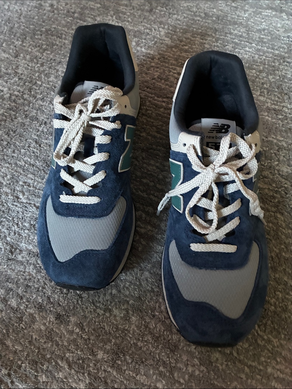New Balance 574 Cordura Encap Navy/Gray.  Size 11 Men’s, 12.5 Women’s